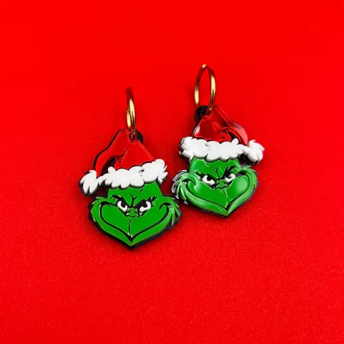 Earrings Christmas Grinch| MyRingDesign.gr