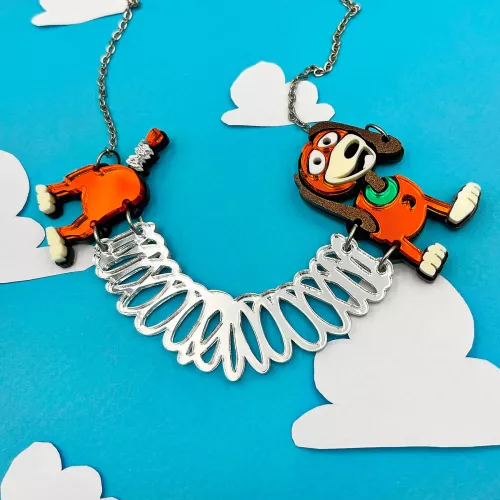 Necklace Toy Story Slinky Dog | MyRingDesign.gr